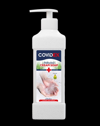 Covidex Antibacterial Soap  500 mL Front (Covidex 500ml Soap Front)